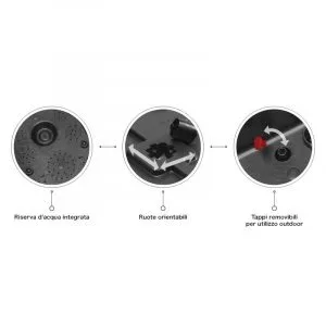 Žardinjera 100 x 40 - vanjske žardinjere Bonsai