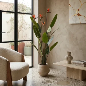 Umjetna strelitzia s cvjetovima 150 cm