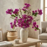 Umjetna grana Bugenvilija 78 cm ljubičaste boje