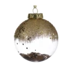 Božićna kuglica zlatna 8 cm