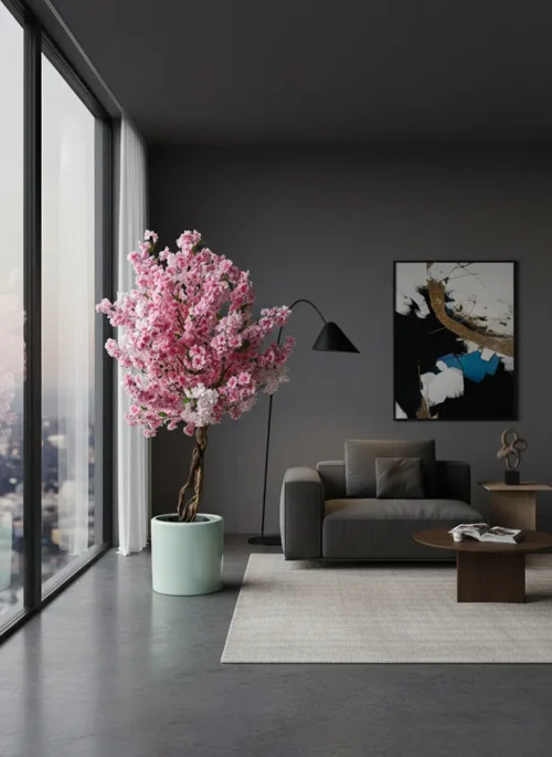Cvjetno stablo TikTok 180 cm - Premium umjetna stabla Bonsai Dekor