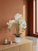 Umjetna orhideja bijela 52 cm RT Umjetna orhideja bijela 52 cm RT