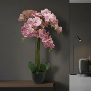 Umjetna orhideja ružičasta 100 cm Grace