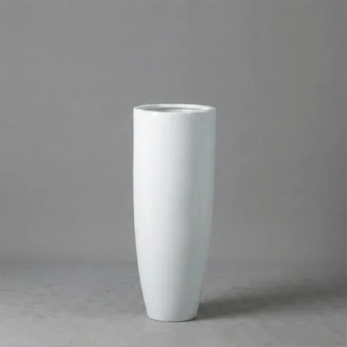 Ukrasna tegla za cvijeće Pure Royal 80×40 cm white