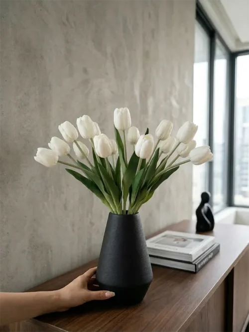 Umjetni tulipan krem 50