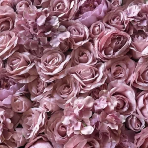 Cvetni panel Valentino light pink 50 x 50 cm s detaljem svijetlo ružičastog umjetnog cvijeća