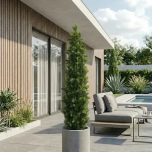 Umjetni čempres 183 cm UV kao dekoracija za terasu, balkon, vrt i vanjski ulaz