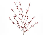 Umjetna grana s crvenim bobicama 55 cm