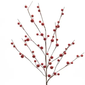 Umjetna grana s crvenim bobicama 55 cm