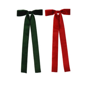 Božićne mašne od baršuna 40 cm – set 3 komada