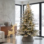 Umjetno božićno drvce Grandis sa snijegom i LED lampicama 210 i 240 cm